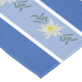 Blue Edelweiss Striped Tablecloth Tafelkleed (Gekanteld)