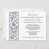 Blue Edge Afstuderen Aankondiging of uitnodiging (Voorkant)