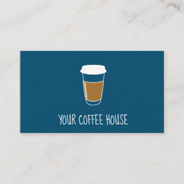 Blue Editable Coffee Stamp loyalty