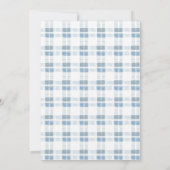 Blue Een beetje pompoen Truck Boy Baby shower Kaart (Achterkant)