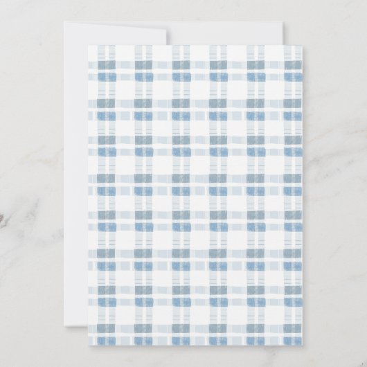 Blue Een beetje pompoen Truck Boy Baby shower Kaart (Achterkant)