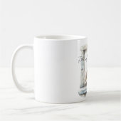 Blue Egg Bird Nest Feather Koffiemok (Links)