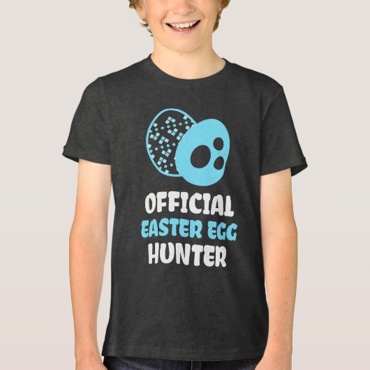 Blue Egg Hunter Kinder Shirt (Voorkant)
