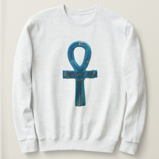 Blue Egyptian Ahnk Sweatshirt (Design voorkant)