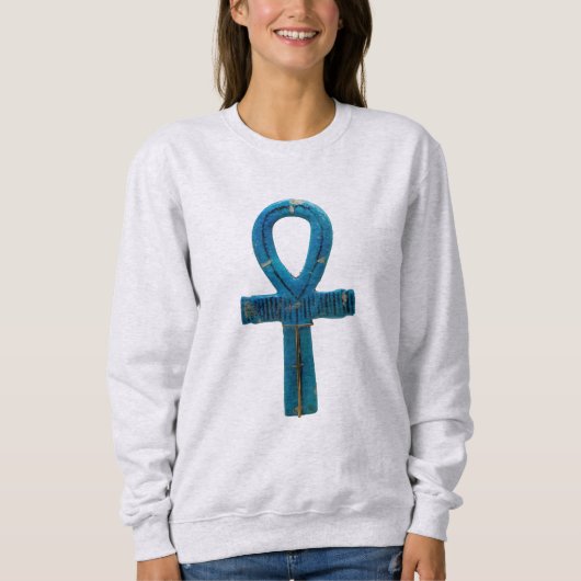 Blue Egyptian Ahnk Sweatshirt (Voorkant)