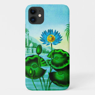 Blue Egyptian Water Lily / Lotus Illustration Case-Mate iPhone Case