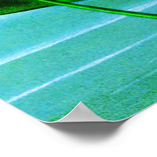 Blue Egyptian Water Lily / Lotus Illustration Poster (Hoek)