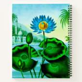 Blue Egyptian Water Lily / Lotus Journal Notitieboek (Achterkant)