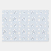 Blue Eid Gift Wrap Paper Set van 3 (Voorkant 3)