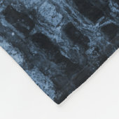 Blue Eiffel Tower Grunge Fleece Blanket (Hoek)