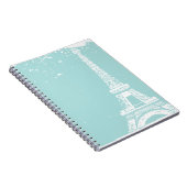 Blue Eiffel Tower-laptop Notitieboek (Rechterzijde)