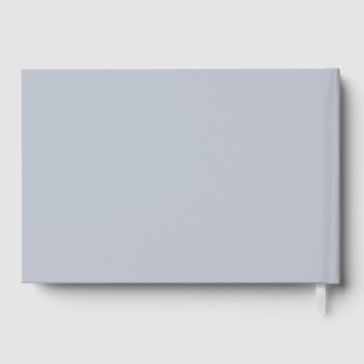 Blue Eiffel Tower Weddenschap Dag Gastenboek (Achterkant)