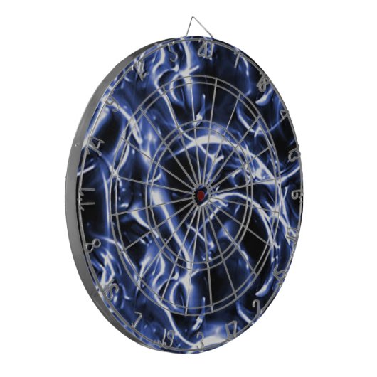 Blue Electric Dart Board Dartbord (Voorkant Links)