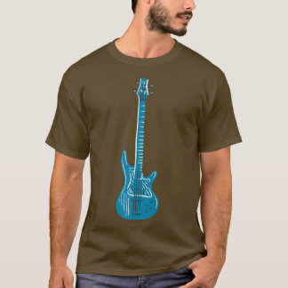 Blue Electric Guitar131 T-shirt