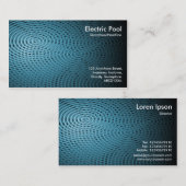 Blue Electric Pool 010 Visitekaartje (Voorkant / Achterkant)