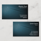 Blue Electric Pool 04 Visitekaartje (Voorkant / Achterkant)