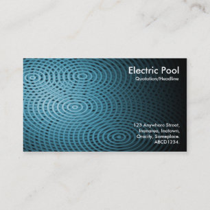 Blue Electric Pool 06 Visitekaartje