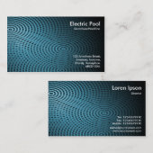 Blue Electric Pool 09 Visitekaartje (Voorkant / Achterkant)