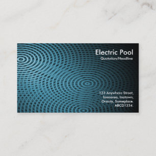 Blue Electric Pool 09 Visitekaartje