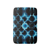 Blue Electric Synapse Repair Pattern Badmat (Voorkant Verticaal)