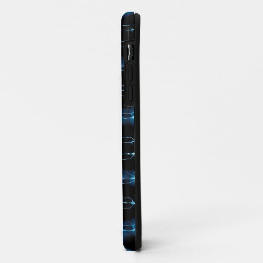 Blue Electric Synapse Repair Pattern Case-Mate iPhone Case (Achterkant/links)