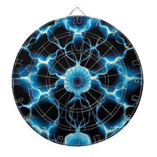 Blue Electric Synapse Repair Pattern Dartbord