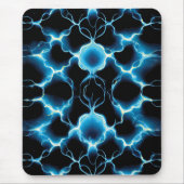 Blue Electric Synapse Repair Pattern Muismat (Voorkant)