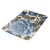 Blue Elegance:  provinciale Rozen in bloei Badmat (Gekanteld)