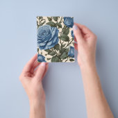 Blue Elegance: provinciale Rozen in bloei Flyer (Hand)