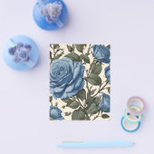 Blue Elegance: provinciale Rozen in bloei Flyer (Enkel)