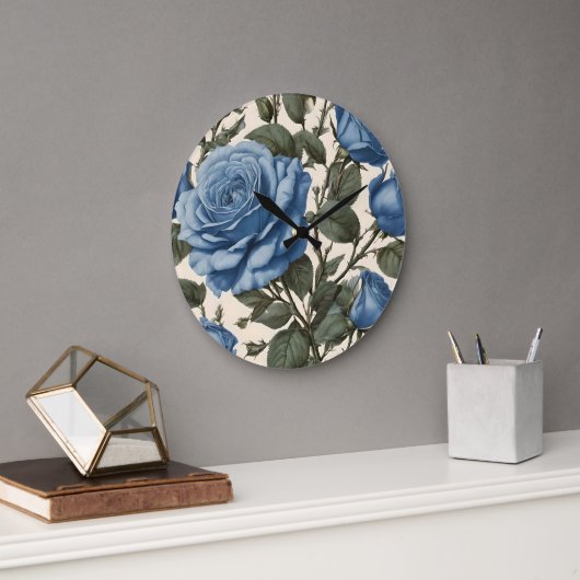 Blue Elegance: provinciale Rozen in bloei Grote Klok (Kantoor)