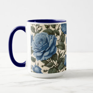 Blue Elegance: provinciale Rozen in bloei Mok