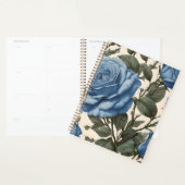 Blue Elegance: provinciale Rozen in bloei Planner (Display)
