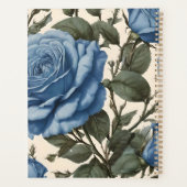 Blue Elegance: provinciale Rozen in bloei Planner (Achterkant)
