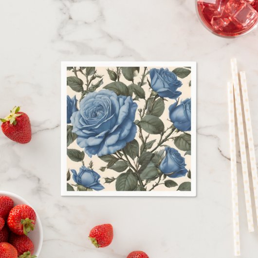 Blue Elegance: provinciale Rozen in bloei Servet (Insitu)