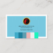 Blue Elegance Trainer Life Coach Visitekaartje (Achterkant)