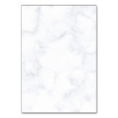 Blue Elegant flower summer wedding Kaart (Achterkant)