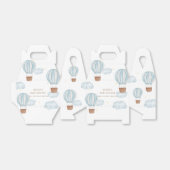 Blue Elegant Hete Luchtballon Wolk Boy Baby shower Bedankdoosjes (Uitgevouwen)