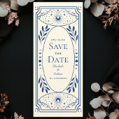 Blue Elegant Mystical Tarot Kaart Save the Date