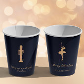 Blue elegant Nutcracker personalized cup Papieren Bekers