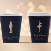 Blue elegant Nutcracker personalized cup Papieren Bekers