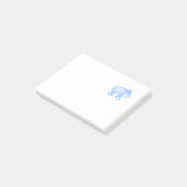 Blue Elephant Baby Boy Post-it® Notes (Schuin)