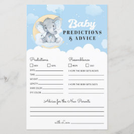 Blue Elephant Baby Predication and Advice Game