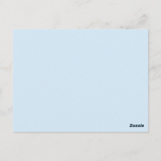 Blue Elephant Baby shower Advies voor Moeder Kaart (Achterkant)