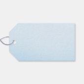 Blue Elephant Baby shower Gegeven met Liefdesgesch Cadeaulabel (Achterkant Horizontaal)