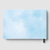 Blue Elephant Balloons Foil Baby Shower Guest Book Gastenboek (Achterkant)