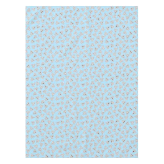 Blue Elephant Birthday Party Tafelkleed (Voorkant)