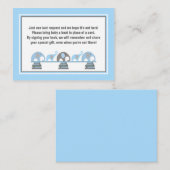 Blue Elephant boeken voor baby Informatiekaartje (Voorkant / Achterkant)
