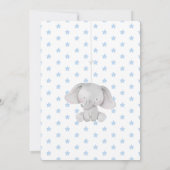 Blue Elephant Boy Baby Speelgoed Baby shower Water Kaart (Achterkant)