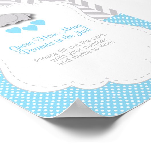 Blue Elephant Game Instruction Poster (Hoek)